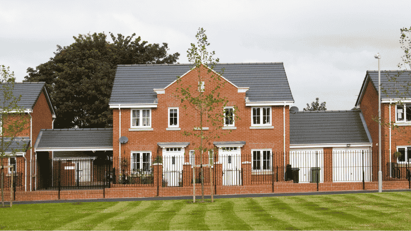 New-build semi-detached houses in Wolverhampton, the 9th best property investment hotspot in 2026.